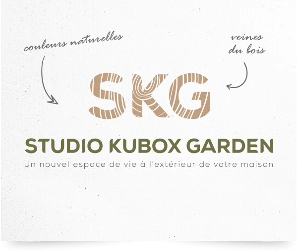 Création de logo pour l'entreprise Studio Kubox Garden