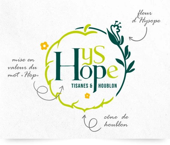Création de logo pour l'entreprise Hysope