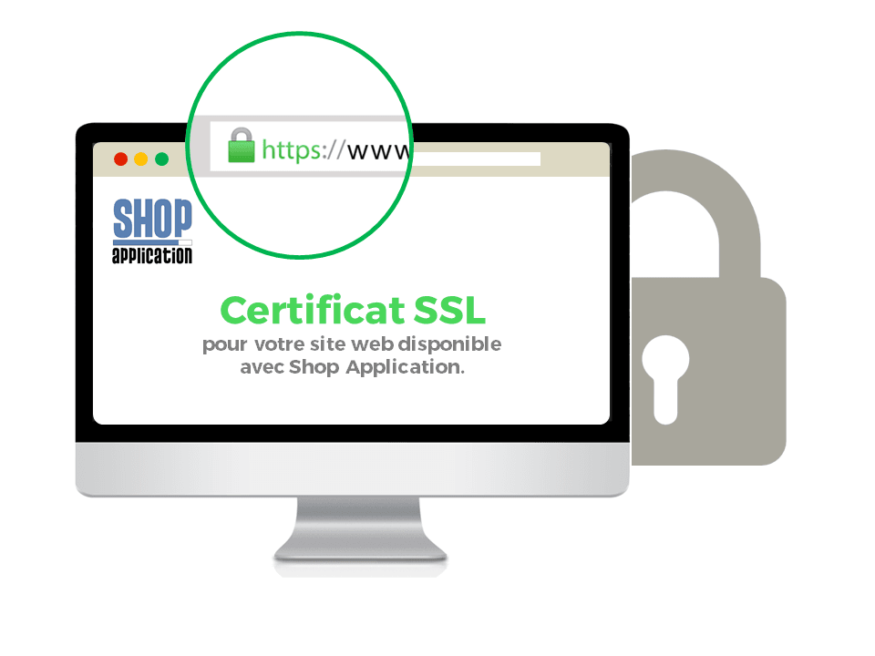 Certificat SSL pour sa boutique en ligne ou site internet vitrine avec la solution Shop Application