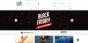 Visuel Diaporama Black Friday pour site e-commerce